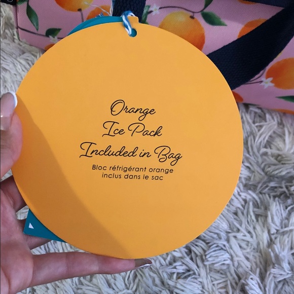Citrus Cooler Bag - Pink and Orange - Picture 4 of 5